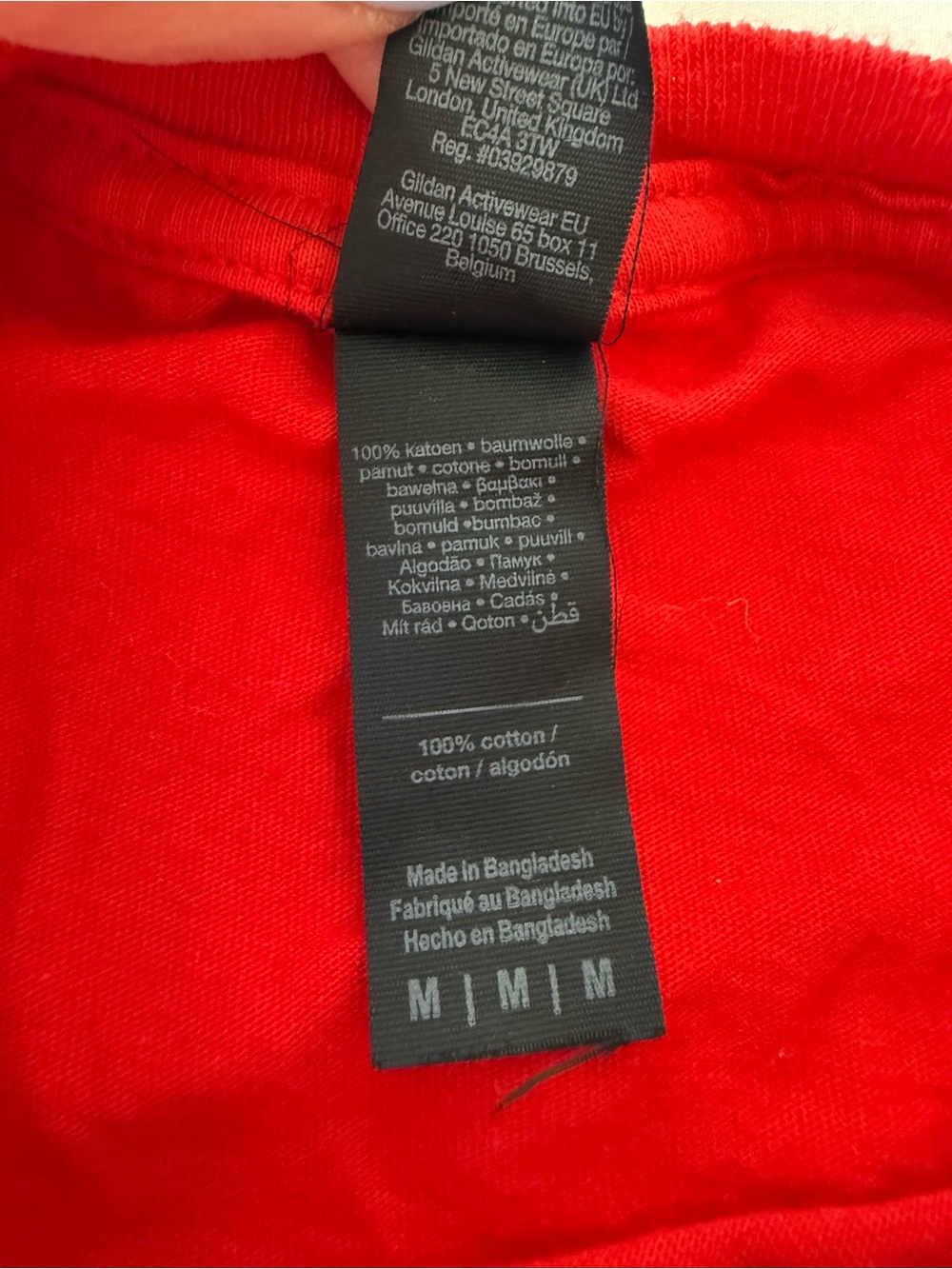 Gildan Red San Diego Clippers Vertical Logo Tee - Picture 5 of 8